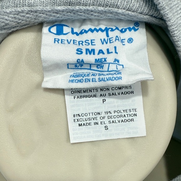 Champion Gray Wisconsin Badgers Crewneck Sweater - Picture 2 of 3